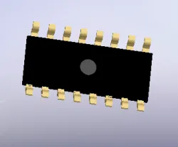IC Shift Register 8 bit HC595 SO-16 Surface Mount