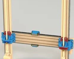 KIT ATTACCHI PER GUIDE LINEARI SU ARTILLERY X1-X2 ASSE Z -  ATTACHMENT KIT FOR LINEAR GUIDES ON ARTILLERY X1-X2 Z AXIS