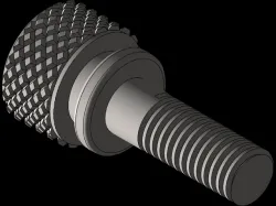 Knurling screw