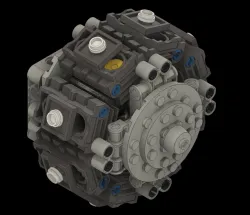 LEGO TECHNIC Monaco Trossi engine