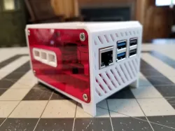 Low Profile Case for Raspberry Pi 5 and Pineberry HatDrive! NVME 