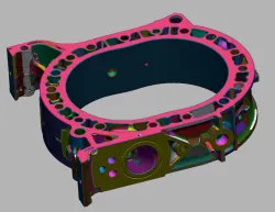 Mazda RX7 stator rough 3d scan