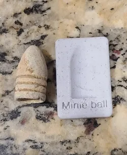 Minié ball display Stand