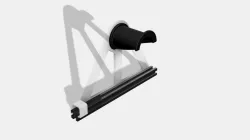 Mounting the reel with plastic for Ender 4 and other 3d printers