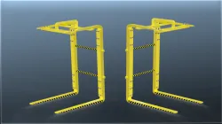 Móc cẩu C nâng Pallet - Hook lift pallet