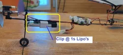 Night Vapor Akku Clip 1s - Lipo 