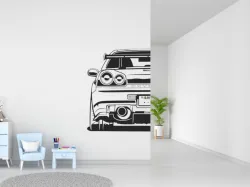 Nissan Skyline R34 Silhouette, 2D Wall Art