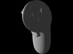Oculus Pro Right Controller 3D Scan (Einscan Pro HD)