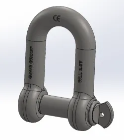 Pin Shackles for lifting fi25 DIN 82101