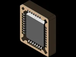 PLCC32 IC on PLCC Socket SMT Type