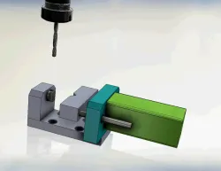 Pneumatic Drilling Fixture