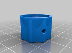 Potentiometer knob 4 mm with M2 and M3 nut