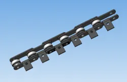 Sections version 1,2 of traction plate chain type 3