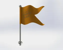 Shree Ram & Shree Hanuman Flag