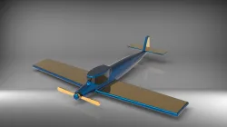 Single Propeller Plane