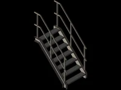 Solidworks steel stair Weldments and sheet metal #solidworksweldments #solidworkssheetmetal