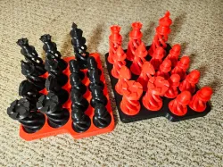 Spiral Chess Set tray