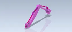 Studycadcam 3D CAD Exercise 1039/Excavator Arm/ Brazo de Excavadora/Autodesk Inventor Pro