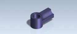 Studycadcam 3D CAD Exercise 108 / lego technic angle connector Autodesk Inventor Pro