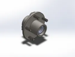 Trailer Idler Hub Assembly for 2K Lbs Axles 13" to 15" Wheels - 5 on 4-1/2"