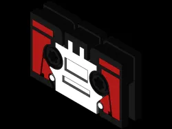 Transformers Laserbeak G1 From Animation (Magnetic Ornament)