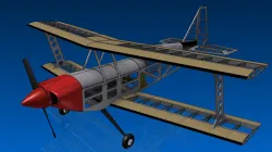 ULTIMATE 40 RC PLANE with balsa wing