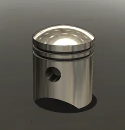 V4 Engine Piston