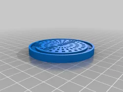 Vintage TMNT Action Figure Stand - City Logo - 60mm