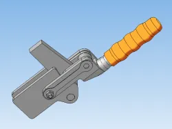 Welded lever clamp