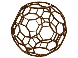 Wireframe Shape Great Rhombicosidodecahedron 3D print model