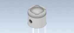 064 Studycadcam 3D CAD Exercise 65/ piston head/ Autodesk Inventor Pro