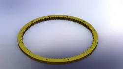 250 Dia tooth brass internal ring gear