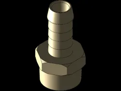 3/8 BSPT Hose Tail
