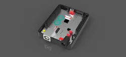 3D Printed Enclosure for Arduino Uno. Arduino Uno.