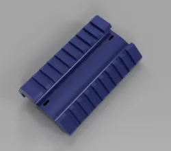 45° picatinny rail extender