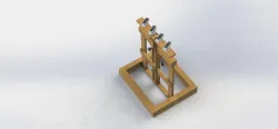 Adjustable table saw roller stand