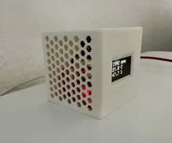 Air Quality Monitor Cube Hexagon CO2, RH, Temp