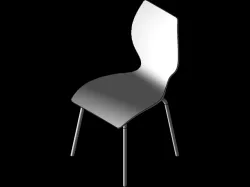 Aki Side Chair White