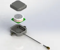 ANN-MB-00-00, U-Blox GNSS Multi-Band Magnetic Mount Antenna - 5m (SMA)