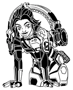 Apex Legends Conduit stencil