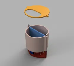 Automated Medication Dispenser: 3D-Printable Design with 28BYJ-48 Stepper Motor
