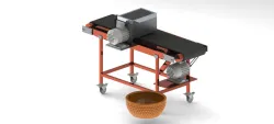 Automatic onion peeling machine