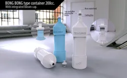 Bong Bong Type with Integrated Cap