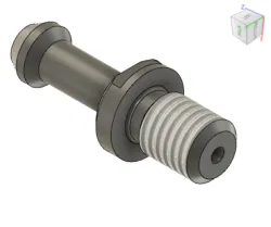 Cincinnati CAT40 45° Retention Knob (pull stud) w/ coolant through hole