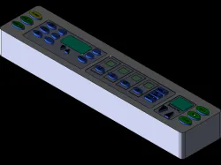 control panel of washing machine