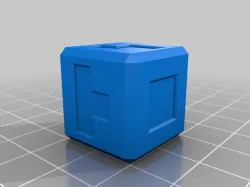 D6 Dice with blank for Balance Tetris 