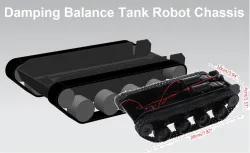 Damping Balance Tank Robot Chassis