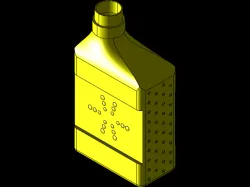 Details of Oil Can 3D Modeling