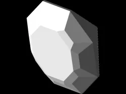 Diamond shaped Ruby