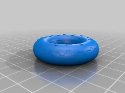 Donut Keychain